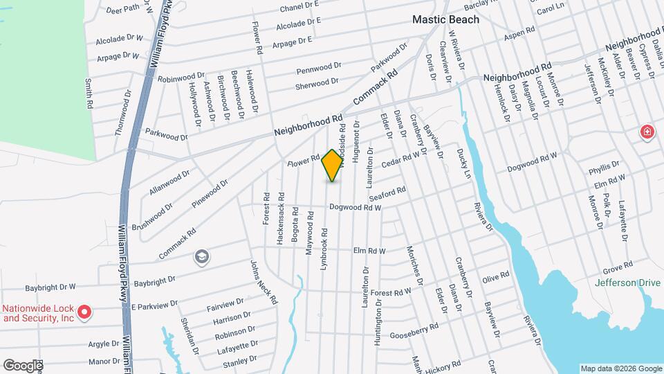 165 Lynbrook Dr Map and Location Details