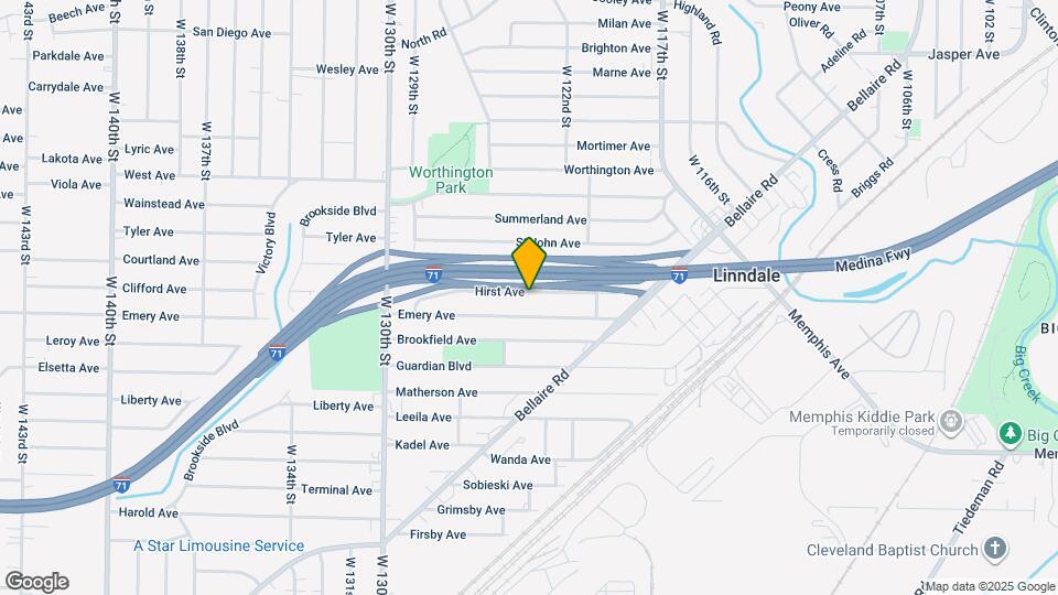 12313 Hirst Ave Map and Location Details