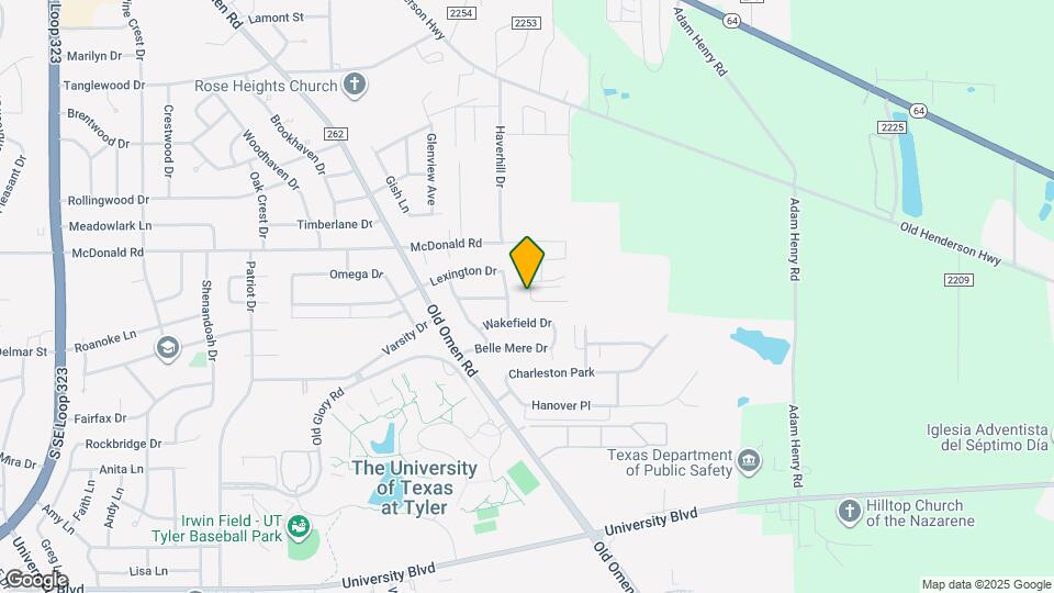 2605 Westminster Dr Map and Location Details