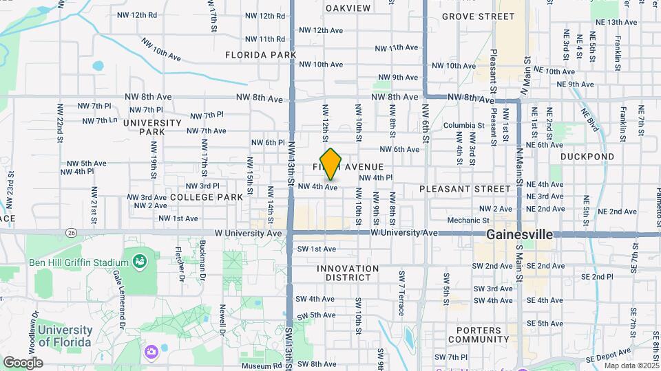 1122-1124 NW 4th Ave Map and Location Details