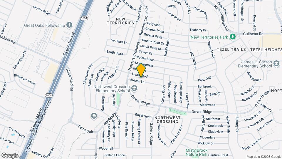9911 Ardash Ln Map and Location Details
