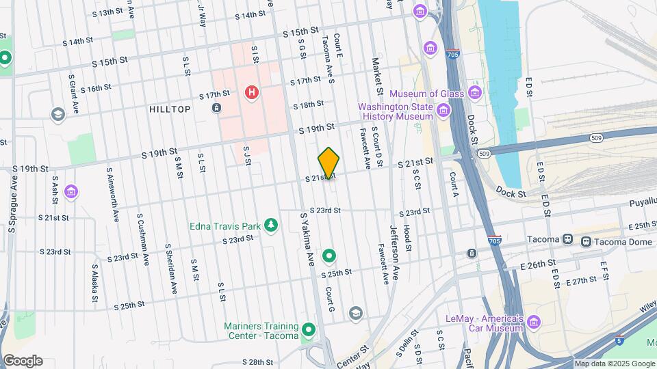 2107 S G St Map and Location Details