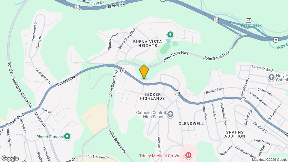 3305 Sunset Blvd Map and Location Details