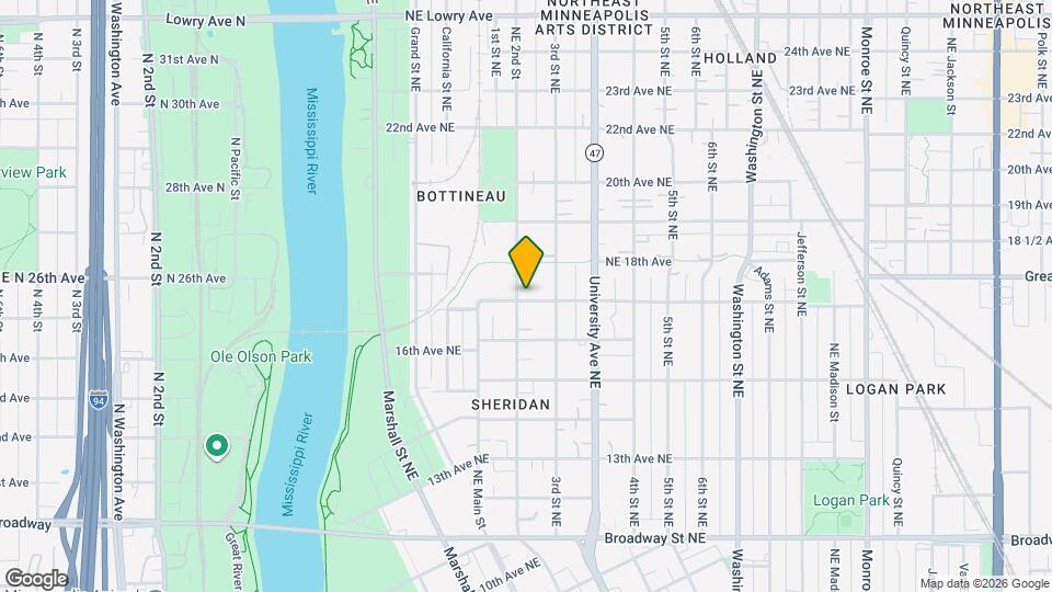 1701 NE 2nd St Map and Location Details