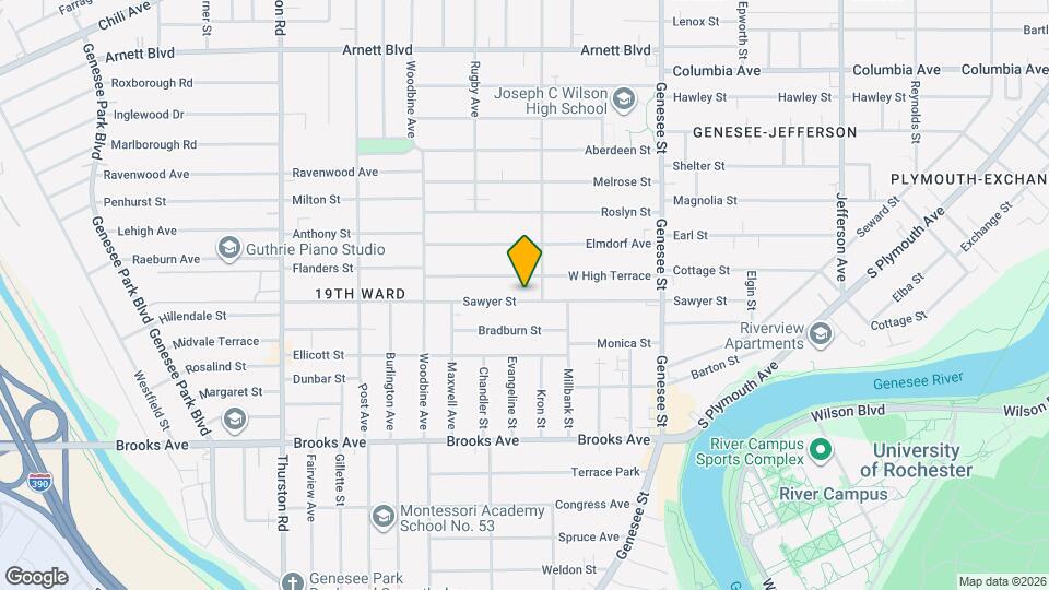 312 Sawyer St Map and Location Details