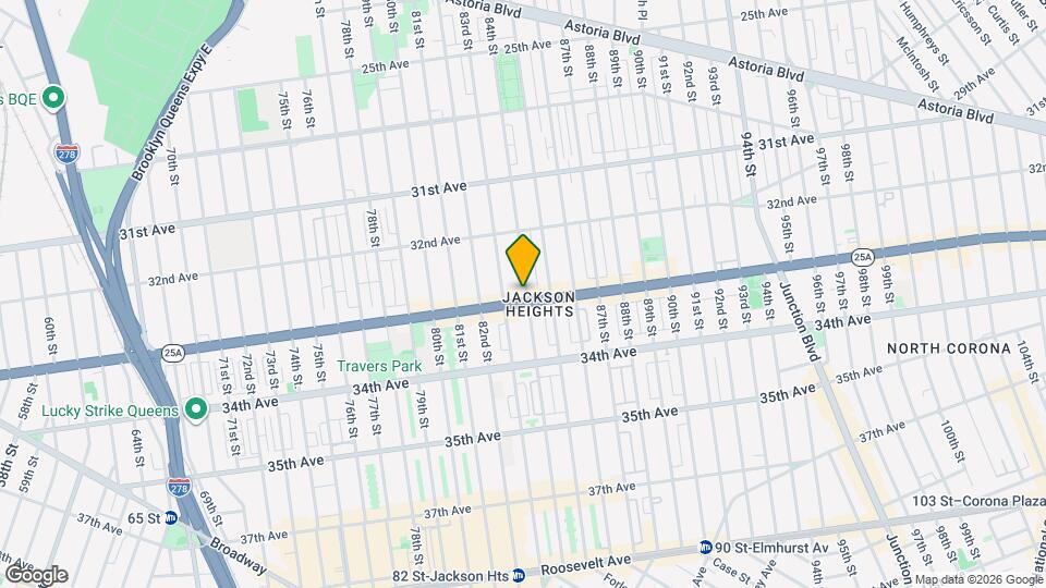 83-19 Northern Blvd Map and Location Details