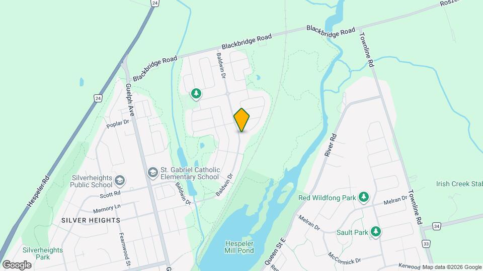 214 Baldwin Dr Map and Location Details