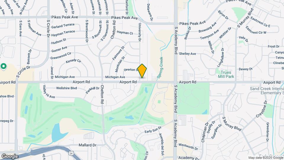 3702 Airport Rd Map and Location Details