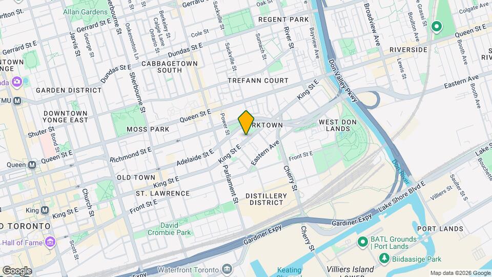 394 King St E Map and Location Details