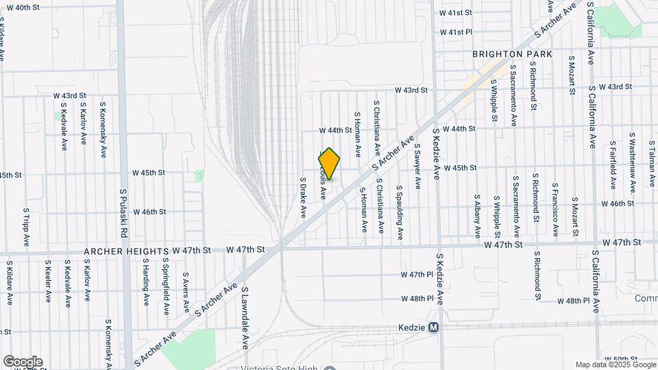 4521 S St Louis Ave Map and Location Details