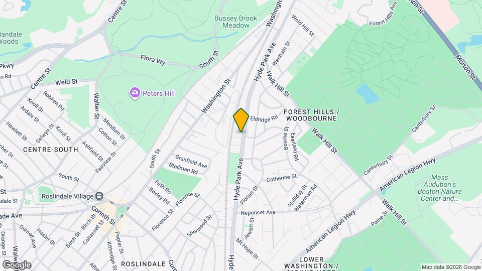 299 Hyde Park Ave, Unit 1 Map and Location Details