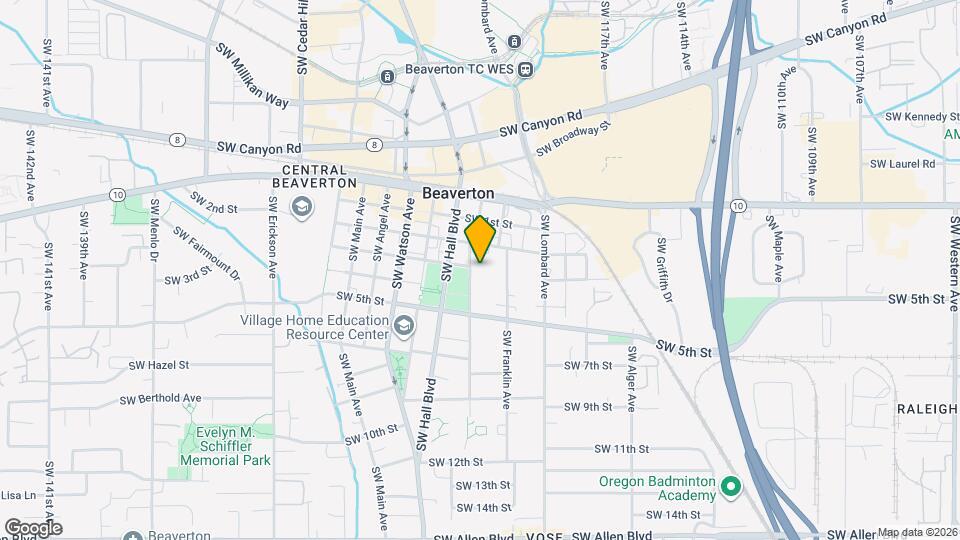 4820 SW Tucker Ave Map and Location Details