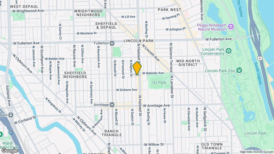 2148 N Halsted St Map and Location Details