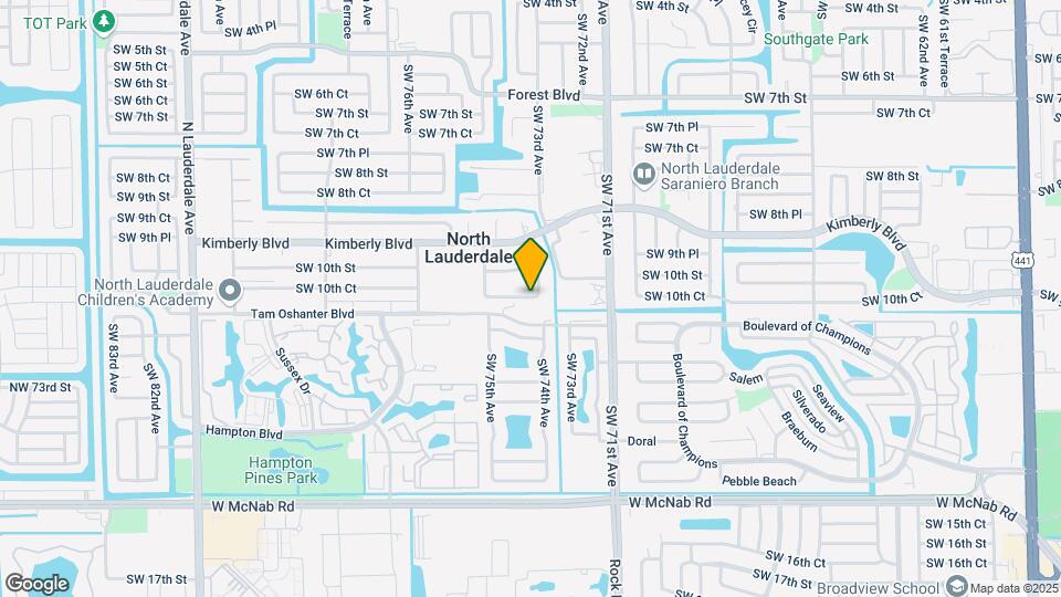 7410 SW 10th Ct Map and Location Details