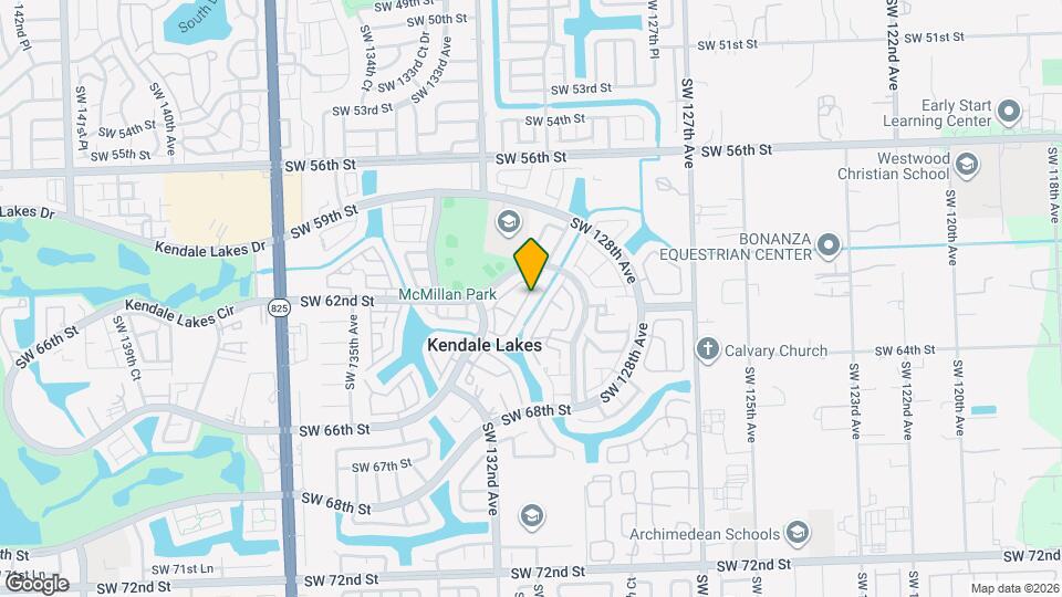 6207 SW 131st Ct Map and Location Details