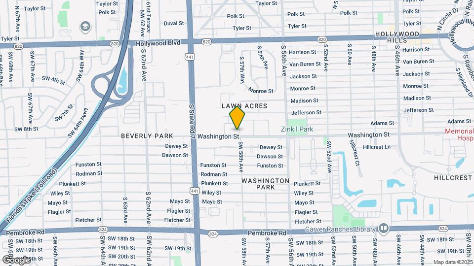 5911 Washington St Mapa y Detalles de la Ubicación