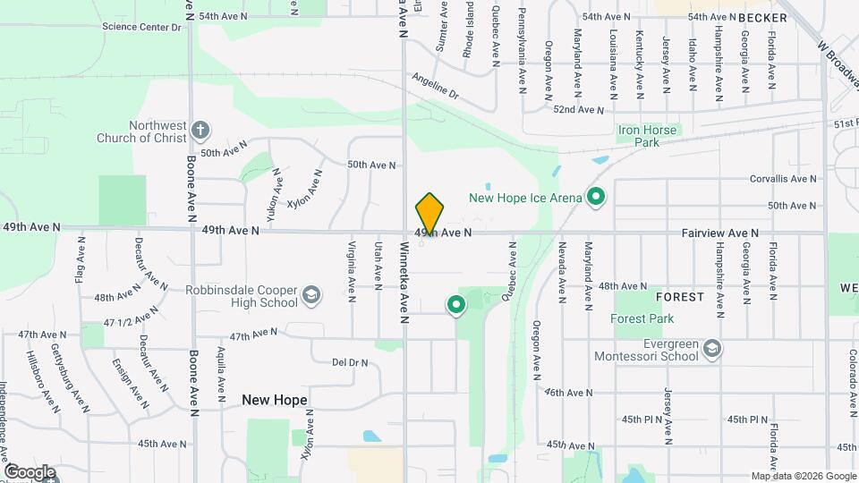 7803 49th Ave N Map and Location Details