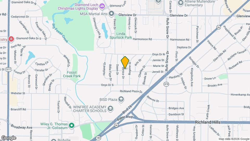 3632 Venice Dr Map and Location Details