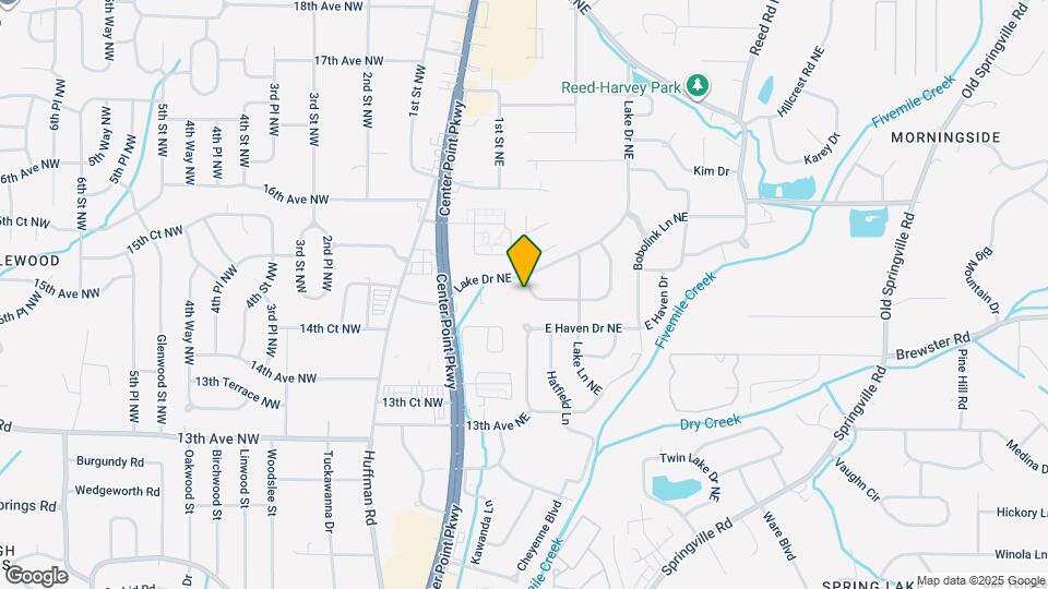 205 Lake Dr Cir NE Map and Location Details