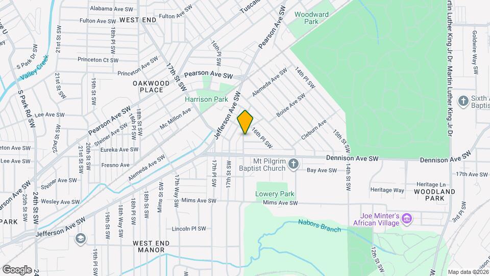 1698 Cleburn Ave Map and Location Details