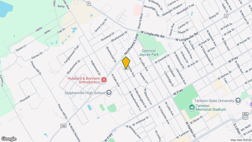 1209 N Mockingbird St Map and Location Details