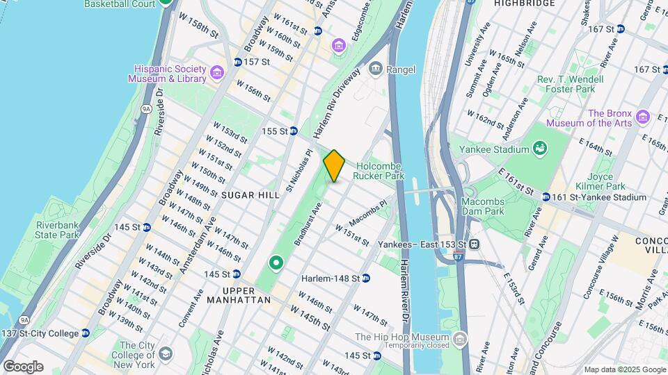 307 W 153rd St Map and Location Details