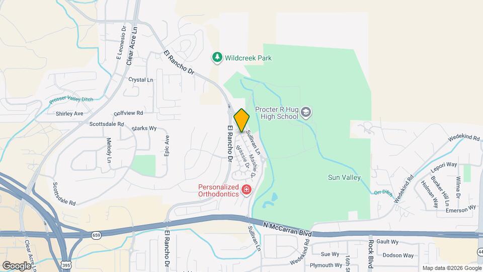 3568 Mashie Dr Map and Location Details