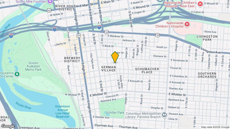 713 S 5th St Map and Location Details