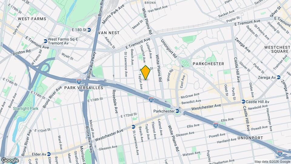 1425 Thieriot Ave Map and Location Details