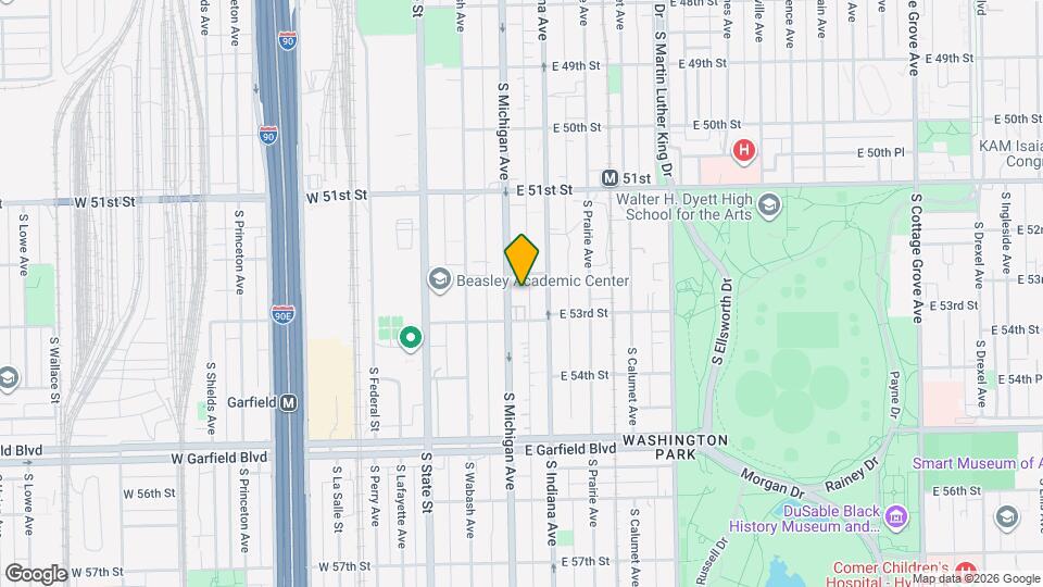 5233 S Michigan Ave Map and Location Details