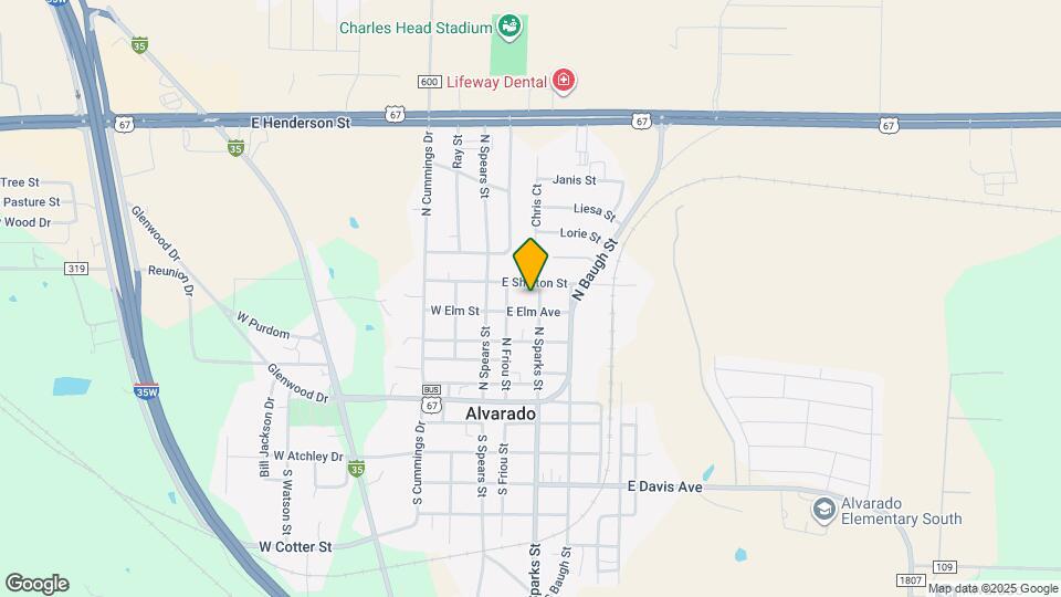 505 N Sparks St Map and Location Details