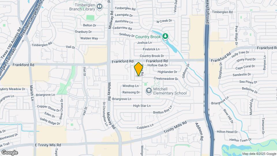 18024 Whispering Gables Ln Map and Location Details