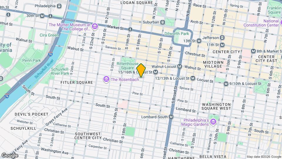 1707 Spruce St Map and Location Details