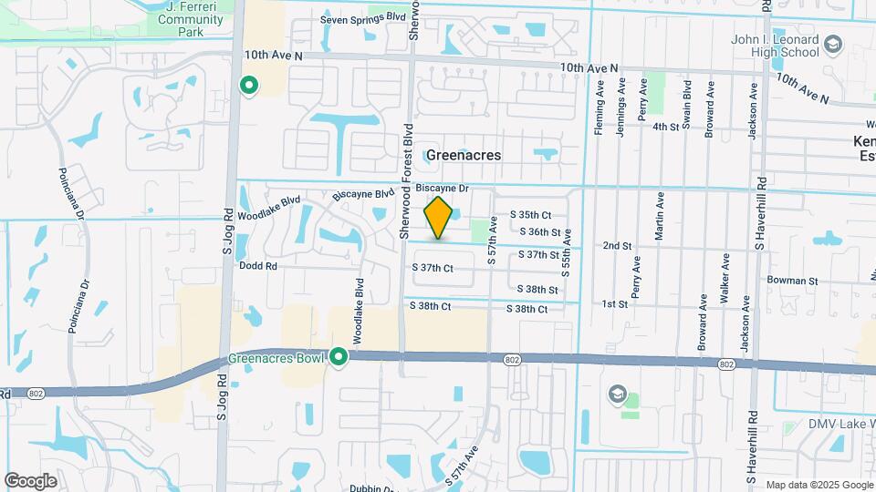 5855 S 37th St Mapa y Detalles de la Ubicación