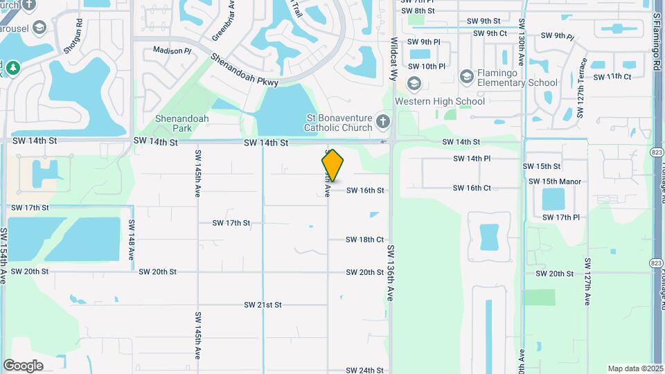 1590 SW 139th Ave Map and Location Details