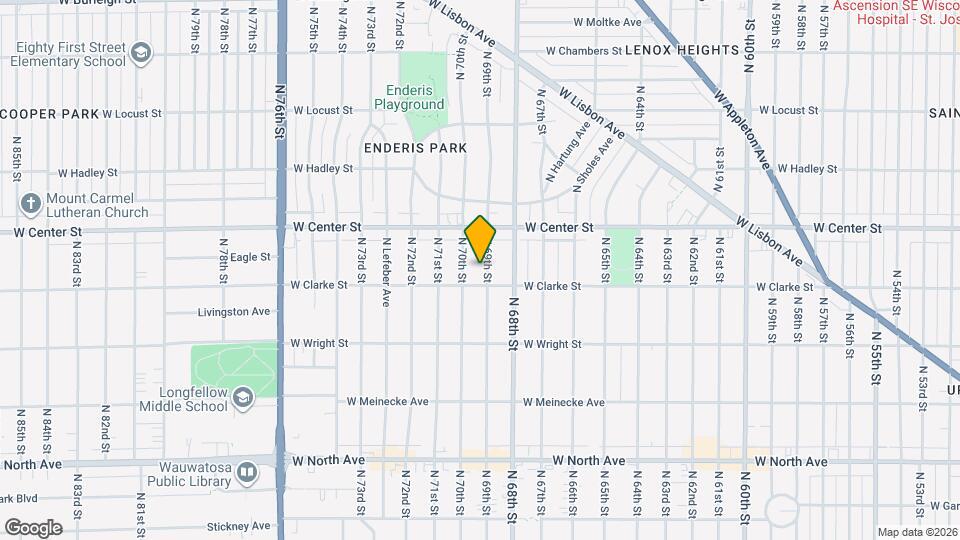 2621 N 69th St Map and Location Details