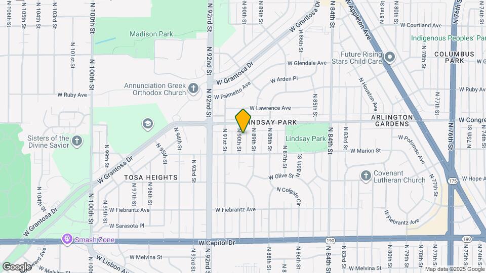 4348 N 90th St Mapa y Detalles de la Ubicación