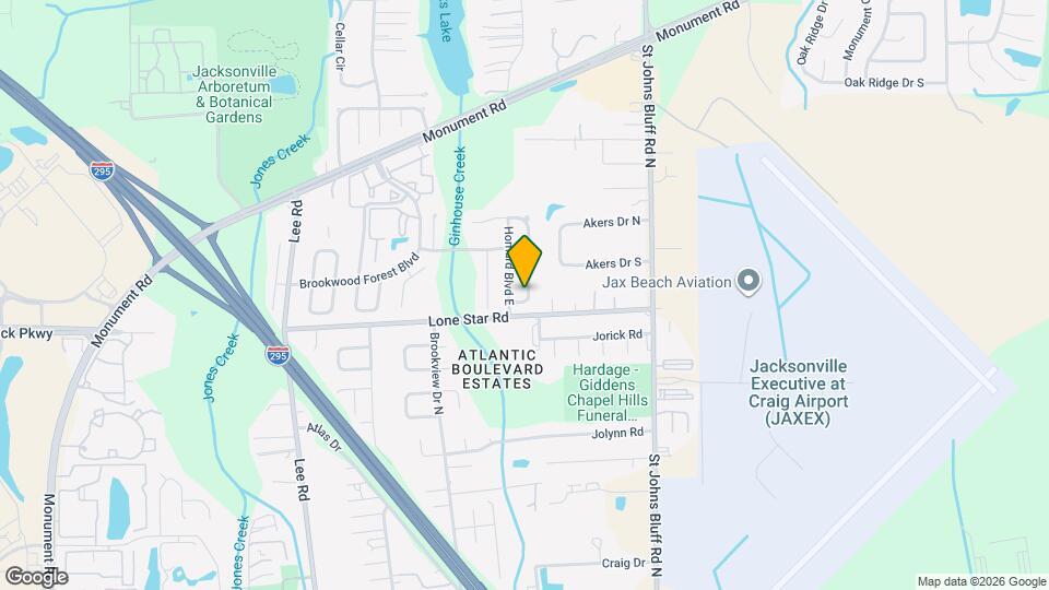 10439 Brookwood Bluff Rd S Map and Location Details