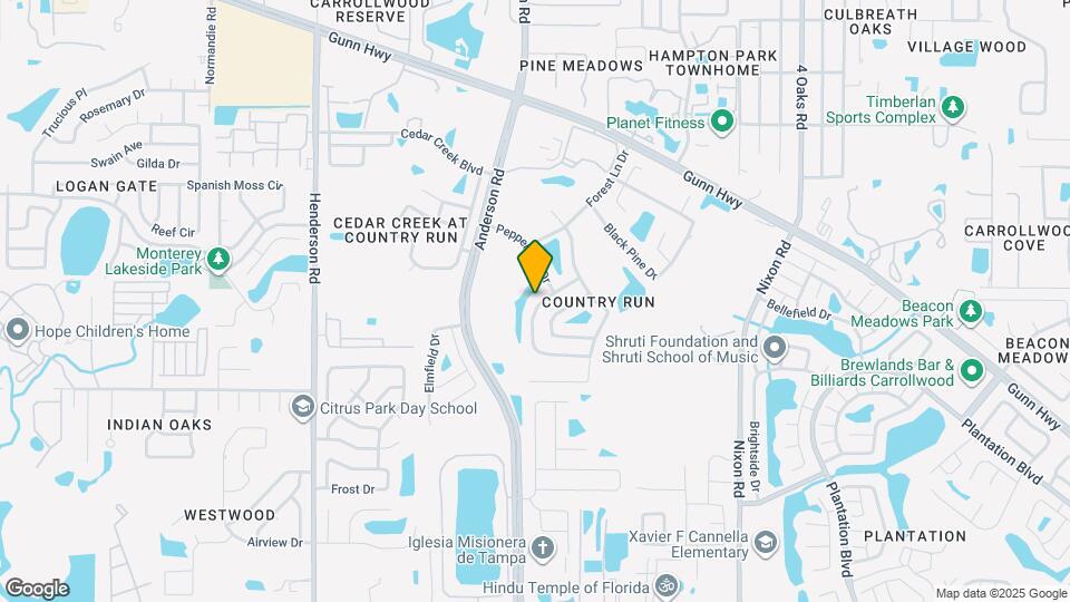 12356 Witheridge Dr Map and Location Details