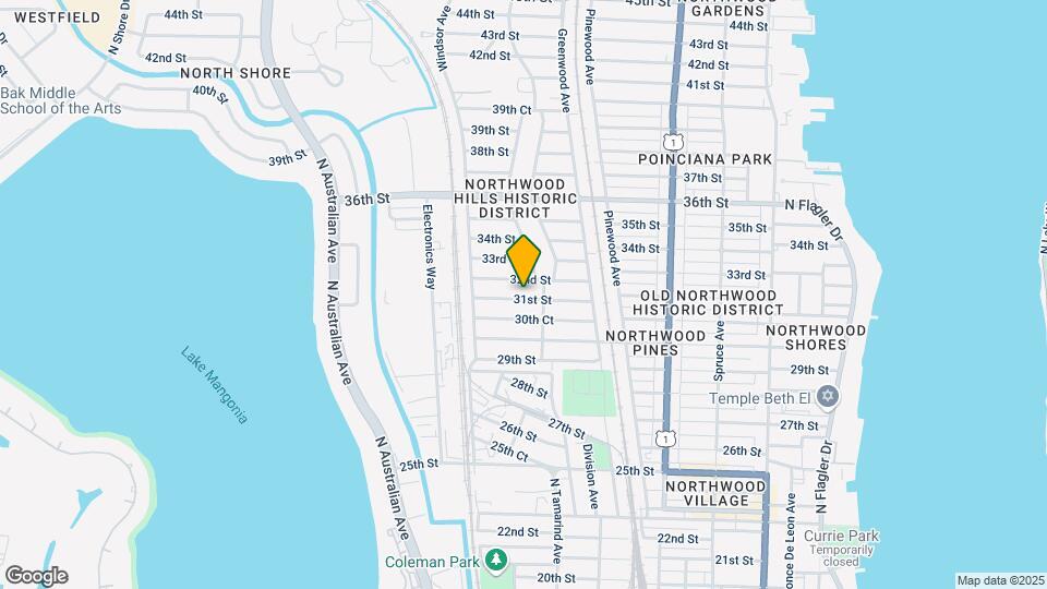 917 31st St Mapa y Detalles de la Ubicación