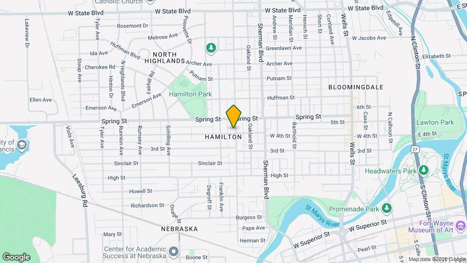 1505 St Marys Ave Map and Location Details