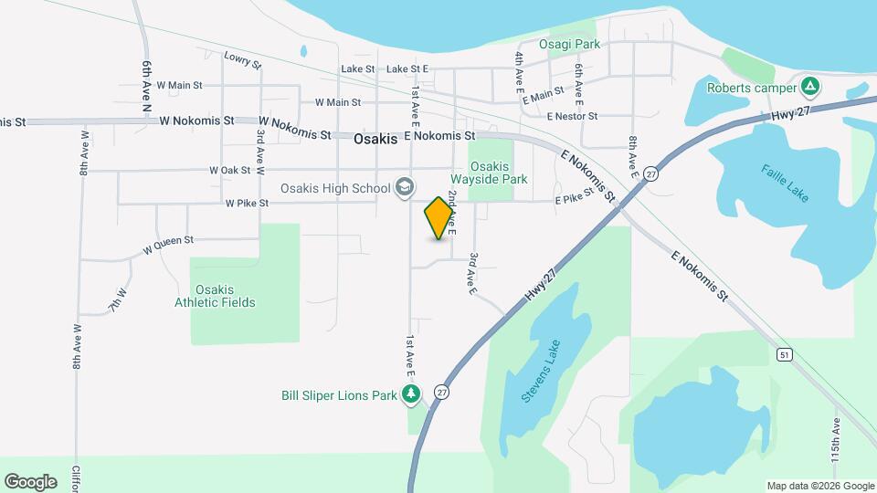 512 2nd Ave E Mapa y Detalles de la Ubicación