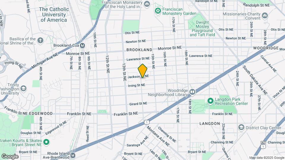 3107 14th St NE, Unit 2 Map and Location Details
