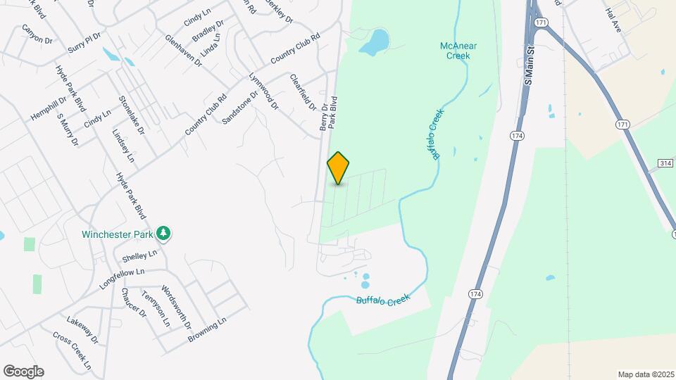 1609 American Dr Map and Location Details