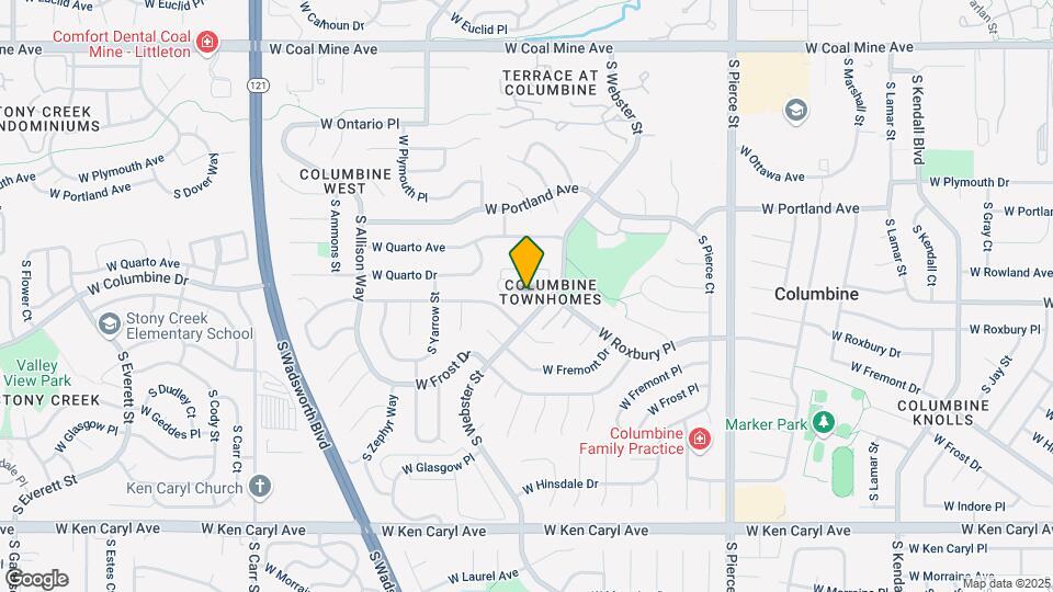 7137 S Webster St, Unit 7137 S Webster Street Map and Location Details