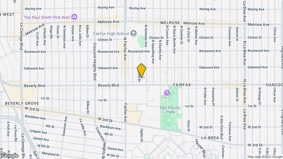 318 N Ogden Dr Mapa y Detalles de la Ubicación