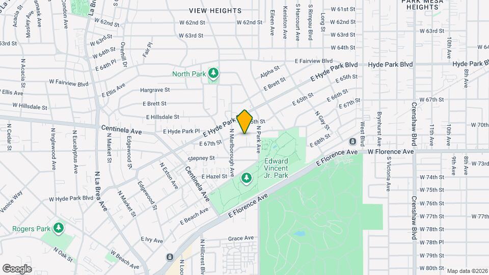 720 E 67th St Map and Location Details