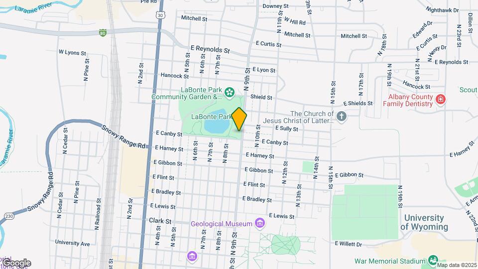 956 N 9th St, Unit #B Map and Location Details