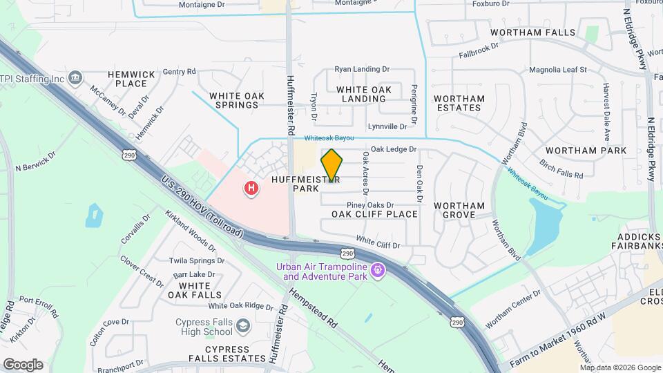 13610 Tara Oak Dr Map and Location Details