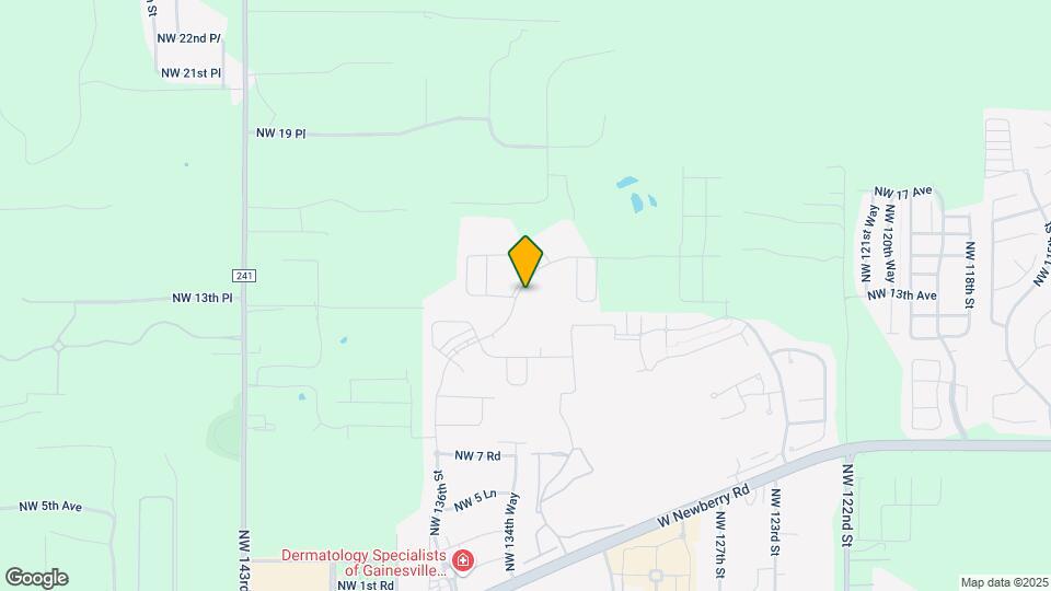 1447 NW 136th Blvd Map and Location Details